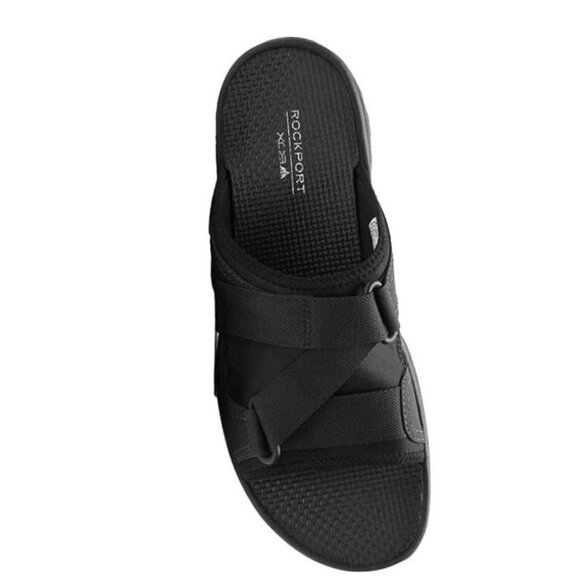 Rockport Trail Technique Men’s Black Hook & Loop Slide Sandals Size 7.5 NEW - Picture 10 of 11